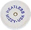 BOX OF 50 WHITE HEATLESS WHEELS 1/2" DIAMETER X 1/8