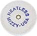 BOX OF 50 WHITE HEATLESS WHEELS 1/2" DIAMETER X 1/8