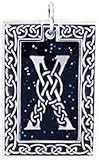 Celtic Letter "X" Pewter Pendant Necklace