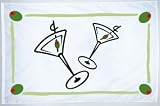 Product details for Cocktail Martini Party Flag 12 in X 18 in Nylon -Nautical Grade Quality