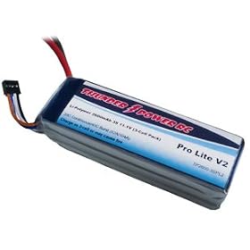 2600mAh 3 Cell 3S 11.1V 20C Pro Lite V2 LiPo,13AWG from Toy RC Airplanes