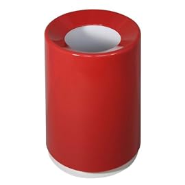 ideaco TUBELOR (チューブラー) ゴミ箱 レッド