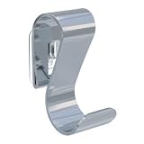 Better Living Products Griipa Suction Mount Towel And Robe Hook, Stainless Steel