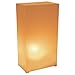 LumaBase 31912 12 Count Plastic Lanterns, Tan