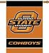 Oklahoma State Cowboys Double-Sided 28''X40'' Banner