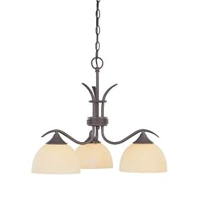 Thomas Lighting - SL8143-63 : Franklin Three light, downlight chandelier by Thomas Lighting