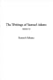 Writings of Samuel Adams, V4, The