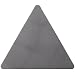 Sandvik Coromant TPU 321 3215 GC3215 Grade, MTCVD Coated, Triangle Shape, Flat Top Chip Breaker, 321 Insert Size, 0.125" Thickness, 0.0157" Nose Radius Carbide Turning Insert (Pack Of 10)