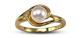 Nested Pearl Japanese Akoya Cultured Pearl Ring