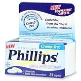 Phillips Cramp-free Laxative, Caplets relieves Constipation - 24 ea