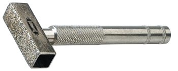 Commando Grinding Wheel Dresser with Flat Diamond Coated Surface for Truing Wheels