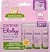 Babyganics Cover Up Baby Sunscreen 50 SPF Moisturizing Lotion Packets, 12-Count Packages, 0.25-Ounce Tubes
