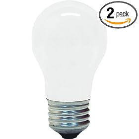General Electric 14029 60-Watt 560-Lumen Decorative A15 Incandescent Light Bulb, Soft White, 2-Pack