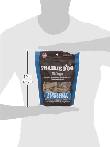 PRAIRIE DOG PET PRODUCTS Blueberry & Cinnamon Biscuits, 16 oz