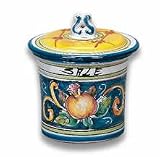 Handmade Zola Salt Canister From Italy