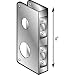 MAG #264-S Satin Stainless Steel Door Reinforcer 1 1/2 in. Top Bore, 2 1/8 in. Bottom Bore, 4 in. Between Centers