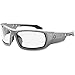 Skullerz Odin Safety Glasses, Gray Frame/Clear Lens, Anti-Fog,Nylon/Polycarb