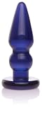 Don Wand Glass Bubble Plug, Colbalt Blue