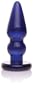 Don Wand Glass Bubble Plug, Colbalt Blue