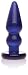 Don Wand Glass Bubble Plug, Colbalt Blue