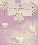 80 Snowflake Place Card Holders