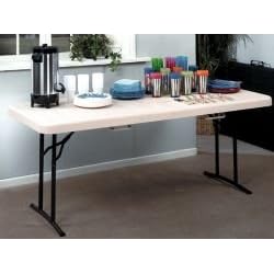 Commercial Bi-Fold Table Brown Tan Finish by Studio RTA from Folding Picnic Tables