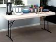 Commercial Bi-Fold Table Brown/Tan Finish by Studio RTA