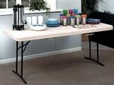 Outdoor Living : Commercial Bi-Fold Table Brown/Tan Finish by Studio RTA