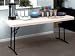 Commercial Bi-Fold Table Brown/Tan Finish by Studio RTA