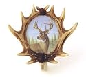 Deer Nightlight With Deer Antler Frame Decorative Lodge Cabin Look