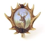 Deer Nightlight With Deet Antler Frame Decorative Lodge Cabin Look