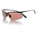 Bolle Swiftkick Sunglasses - Shiny Black - Polarized Sandstone + TNS Gun - 10486