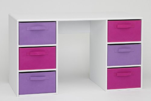 4D Concepts Girl's Student Desk, White