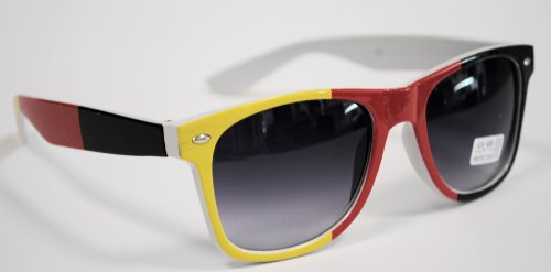 Immerschön Deutschland-Sonnenbrille in aktuellem Wayfarer-Design Fußball WM EM Olympia Fan Fanmeile Fanartikel