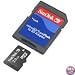 SanDisk 2GB MicroSD/TransFlash Card with SD Adapter (SDSDQ-2048, Bulk Package)