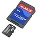 SanDisk 2GB MicroSD/TransFlash Card with SD Adapter (SDSDQ-2048, Bulk Package)