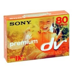 Sony Mini-DV Cassette DVC Premium Series 80 Minute