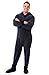 Big Feet Pjs Navy Hooded Plush Footed Pajamas - No Drop Seat