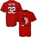 Majestic Portland Trail Blazers #32 Bill Walton Scarlet Name and Number T-shirt