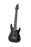 Schecter Damien Elite-8 Eight String Electric Guitar - Metallic Black