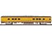 Walthers HO Scale Milwaukee Road 26-Seat Tap Lounge - Yellow & Gray #172-173