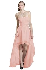 Strapless Jeweled Beaded Crystals Crystal  Chiffon/Satin Wedding Dress  With Pearls