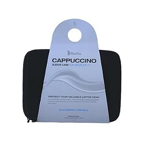Rasfox Cappuccino Sleeve Soft Cover for MacBook 13 inch Color - Black by Rasfox