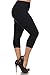 Leggings Depot Womens Popular PLUS CAPRI CROPPED SOLID HIGH WAIST LEGGINGS