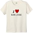 I LOVE SAN JOSE - BigBoyMusic Youth Designs - White T-shirt