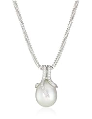 TARA Pearls "Oscar Collection" White South Sea 11x13mm Pearl Pendant Necklace