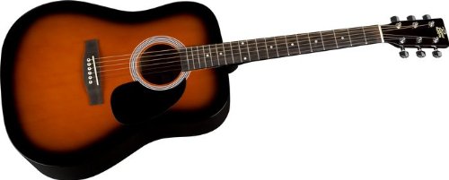 Rogue RA-100D Dreadnought Acoustic Guitar Sunburst