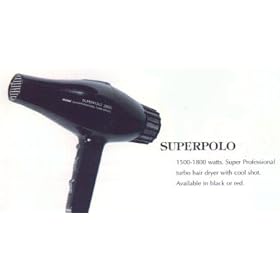 Buy Elchim Model Superpolo 1500-1800 Watt Black (Model Superpolo) by Elchim