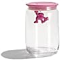 A di Alessi Gianni Glass Jar, Pink Lid, 70 cl, (AMDR04 P)