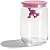 A di Alessi Gianni Glass Jar, Pink Lid, 70 cl, (AMDR04 P)